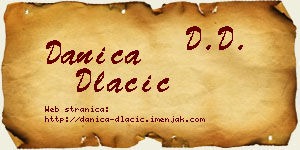 Danica Dlačić vizit kartica